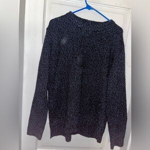 H&M Black & Blue Heathered Sweater